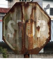 Photo Texture of Stop Traffic Sign